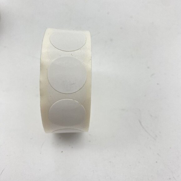 Color Coding Dot‎ Stickers  White 3/4" Self-Adhesive Round Labels 2 Pack 1000 ea - Picture 2 of 4